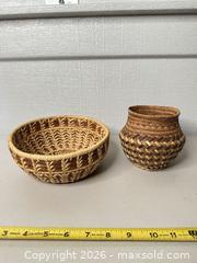 MaxSold Auction: Set of Small Natural Wicker/Rattan Baskets - San Jose (California, USA) SELLER MANAGED Downsizing Online Auction - East Humboldt Street