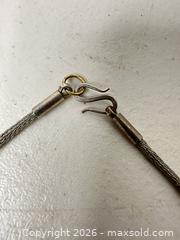 MaxSold Auction: Sterling Silver Woven Mesh Necklace, 16–18 in - San Jose (California, USA) SELLER MANAGED Downsizing Online Auction - East Humboldt Street