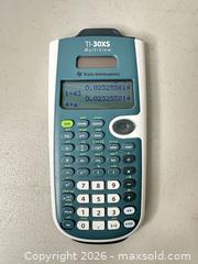 MaxSold Auction: Texas Instruments TI-30XS MultiView Scientific Calculator - San Jose (California, USA) SELLER MANAGED Downsizing Online Auction - East Humboldt Street