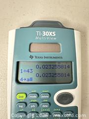 MaxSold Auction: Texas Instruments TI-30XS MultiView Scientific Calculator - San Jose (California, USA) SELLER MANAGED Downsizing Online Auction - East Humboldt Street