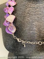 MaxSold Auction: Vintage Purple Dyed Mother of Pearl Beaded Necklace  - St. Catharines (Ontario, Canada) SELLER MANAGED Estate Sale Online Auction - Monique Crescent