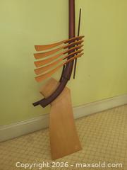 MaxSold Auction: One-of-a-Kind Artist “Artifact” Sculpture / Ritual Staff – Rosewood & Maple Hidden Civilization Concept Piece - Stow (Massachusetts, USA) SELLER MANAGED Downsizing Online Auction - Great Road