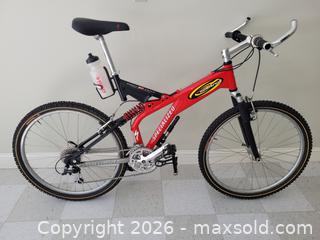 MaxSold Auction: Specialized FSR Ground Control Full-Suspension Mountain Bike – Classic Early MTB, 100% OEM Original  (Near New) - Stow (Massachusetts, USA) SELLER MANAGED Downsizing Online Auction - Great Road