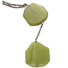 MaxSold Auction: Sterling necklace with green stones - Toronto (Ontario, Canada) SELLER MANAGED Downsizing Online Auction - Tennis Crescent