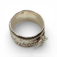 MaxSold Auction: Sterling silver bee spinner ring size 6 1/2 - Toronto (Ontario, Canada) SELLER MANAGED Downsizing Online Auction - Tennis Crescent