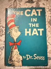 MaxSold Auction: 1957 VINTAGE THE CAT IN THE HAT HARDBACK BOOK BY DR. SEUSS  - Warwick Township (Pennsylvania, USA) SELLER MANAGED Estate Sale Online Auction - Crocker Lane