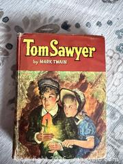 MaxSold Auction: 1960 VINTAGE TOM SAWYER BY MARK TWAIN HARDBACK BOOK  - Warwick Township (Pennsylvania, USA) SELLER MANAGED Estate Sale Online Auction - Crocker Lane
