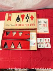 MaxSold Auction: 1964 VINTAGE MILTON BRADLEY BRIDGE FOR TWO GAME - Warwick Township (Pennsylvania, USA) SELLER MANAGED Estate Sale Online Auction - Crocker Lane