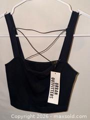 MaxSold Auction: $25 TAG NWT URBAN OUTFITTERS LADIES M/L MEDIUM LARGE BLACK CROPPED TANK TOP  - Warwick Township (Pennsylvania, USA) SELLER MANAGED Estate Sale Online Auction - Crocker Lane