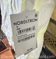 MaxSold Auction: $39 TAG NWT BP NORDSTROM LADIES SIZE SMALL YELLOW & WHITE SOFT BLOUSE  - Warwick Township (Pennsylvania, USA) SELLER MANAGED Estate Sale Online Auction - Crocker Lane