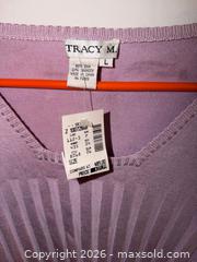 MaxSold Auction: $40 TAG NWT TRACY M LADIES MEDIUM SILK & SPANDEX GORGEOUS PINK SWEATER  - Warwick Township (Pennsylvania, USA) SELLER MANAGED Estate Sale Online Auction - Crocker Lane