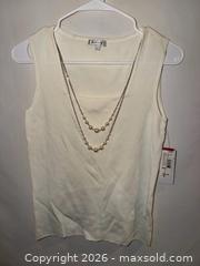 MaxSold Auction: $44 TAG NWT VINTAGE HARVE BENARD LADIES SMALL DRESSY SLEEVELESS SHIRT  - Warwick Township (Pennsylvania, USA) SELLER MANAGED Estate Sale Online Auction - Crocker Lane