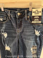 MaxSold Auction: $45 TAG NWT NEW YORK & CO LONG DARK DENIM RIPPED MID-RISE SHORTS  - Warwick Township (Pennsylvania, USA) SELLER MANAGED Estate Sale Online Auction - Crocker Lane