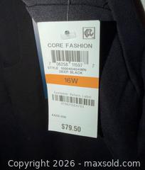 MaxSold Auction: $80 TAG NWT CHARTER CLUB LADIES PLUS SIZE 16W SLIM LEG BLACK DRESS PANTS  - Warwick Township (Pennsylvania, USA) SELLER MANAGED Estate Sale Online Auction - Crocker Lane