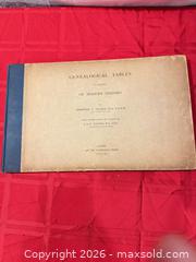 MaxSold Auction: ANTIQUE RARE ANTIQUE GENEALOGICAL TABLES OF MODERN HISTORY OXFORD BOOK  - Warwick Township (Pennsylvania, USA) SELLER MANAGED Estate Sale Online Auction - Crocker Lane