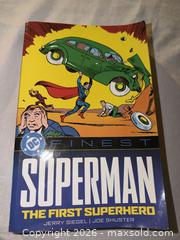 MaxSold Auction: DC FINEST SUPERMAN THE FIRST SUPERHERO 584 page color comic book $40 retail  - Warwick Township (Pennsylvania, USA) SELLER MANAGED Estate Sale Online Auction - Crocker Lane