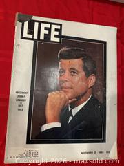 MaxSold Auction: LIFE MAGAZINE JOHN F. KENNEDY NOVEMBER, 1963  - Warwick Township (Pennsylvania, USA) SELLER MANAGED Estate Sale Online Auction - Crocker Lane