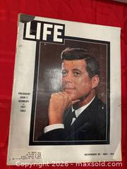 MaxSold Auction: LIFE MAGAZINE JOHN F. KENNEDY NOVEMBER, 1963  - Warwick Township (Pennsylvania, USA) SELLER MANAGED Estate Sale Online Auction - Crocker Lane