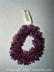 MaxSold Auction: NEW ROBERT ROSE PURPLE CRYSTAL BRACELET  - Warwick Township (Pennsylvania, USA) SELLER MANAGED Estate Sale Online Auction - Crocker Lane