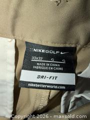 MaxSold Auction: NIKE GOLF MEN’S 33x32 DRI-FIT TAN PANTS  - Warwick Township (Pennsylvania, USA) SELLER MANAGED Estate Sale Online Auction - Crocker Lane