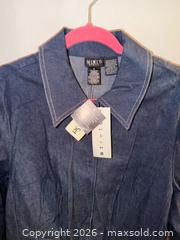 MaxSold Auction: NWT FUN MIX-IT DARK DENIM LONG SLEEVE LADIES PLUS SIZE 16 DRESS - Warwick Township (Pennsylvania, USA) SELLER MANAGED Estate Sale Online Auction - Crocker Lane