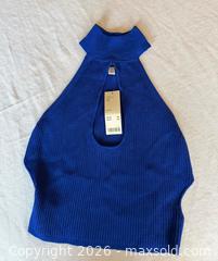 MaxSold Auction: NWT LADIES LARGE $49 TAG  Urban Outfitters Blue Keyhole Cut Out Top - Warwick Township (Pennsylvania, USA) SELLER MANAGED Estate Sale Online Auction - Crocker Lane