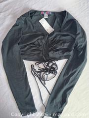MaxSold Auction: NWT LADIES LARGE URBAN OUTFITTERS $45 tie-front ruching long sleep crop top - Warwick Township (Pennsylvania, USA) SELLER MANAGED Estate Sale Online Auction - Crocker Lane