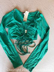 MaxSold Auction: NWT LADIES LARGE URBAN OUTFITTERS GREEN CROP TOP $45 TAG - Warwick Township (Pennsylvania, USA) SELLER MANAGED Estate Sale Online Auction - Crocker Lane