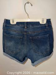 MaxSold Auction: NWT LOVE WISH JEANS LADIES SMALL DARK DENIM ROLLED CUFFED SHORTS  - Warwick Township (Pennsylvania, USA) SELLER MANAGED Estate Sale Online Auction - Crocker Lane