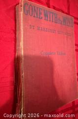MaxSold Auction: VINTAGE 1939 GONE WITH THE WIND BY MARGARET MITCHELL HARDBACK BOOK  - Warwick Township (Pennsylvania, USA) SELLER MANAGED Estate Sale Online Auction - Crocker Lane