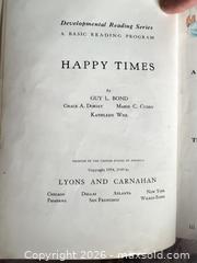 MaxSold Auction: VINTAGE 1954 HAPPY TIMES STORIES WITH ILLUSTRATION HARDBACK BOOK - Warwick Township (Pennsylvania, USA) SELLER MANAGED Estate Sale Online Auction - Crocker Lane