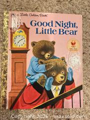 MaxSold Auction: VINTAGE 1961 a Little Golden Book GOOD NIGHT LITTLE BEAR  - Warwick Township (Pennsylvania, USA) SELLER MANAGED Estate Sale Online Auction - Crocker Lane