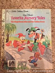 MaxSold Auction: VINTAGE 1973 a Little Golden Book Walt Disney’s FAVORITE NURSERY TALES THE GINGERBREAD MAN - Warwick Township (Pennsylvania, USA) SELLER MANAGED Estate Sale Online Auction - Crocker Lane