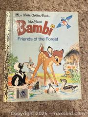 MaxSold Auction: VINTAGE 1975 a Little Golden Book Walt  Disney Bambi Friends of the Forest  - Warwick Township (Pennsylvania, USA) SELLER MANAGED Estate Sale Online Auction - Crocker Lane