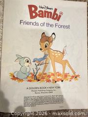 MaxSold Auction: VINTAGE 1975 a Little Golden Book Walt  Disney Bambi Friends of the Forest  - Warwick Township (Pennsylvania, USA) SELLER MANAGED Estate Sale Online Auction - Crocker Lane