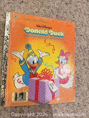 MaxSold Auction: VINTAGE 1987 a Little Golden Book Walt Disney’s Donald Duck Some Ducks have all the luck - Warwick Township (Pennsylvania, USA) SELLER MANAGED Estate Sale Online Auction - Crocker Lane