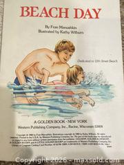 MaxSold Auction: VINTAGE 1988 a Little Golden Book BEACH DAY - Warwick Township (Pennsylvania, USA) SELLER MANAGED Estate Sale Online Auction - Crocker Lane