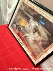 MaxSold Auction: VINTAGE 21”x29” JOSEPH MARIUS THE SWANS MUSEE ROUBAIX FRAMED PRINT   - Warwick Township (Pennsylvania, USA) SELLER MANAGED Estate Sale Online Auction - Crocker Lane