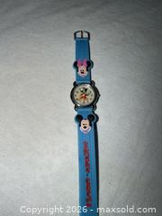 MaxSold Auction: VINTAGE BLUE PLASTIC MINNIE & MICKEY MOUSE WATCH NEEDS BATTERY - Warwick Township (Pennsylvania, USA) SELLER MANAGED Estate Sale Online Auction - Crocker Lane