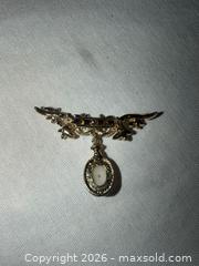 MaxSold Auction: VINTAGE GOLD TONE & DROP PEARL BROOCH PIN - Warwick Township (Pennsylvania, USA) SELLER MANAGED Estate Sale Online Auction - Crocker Lane