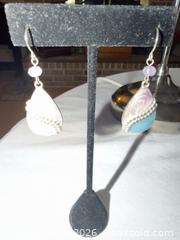 MaxSold Auction: VINTAGE KC BRAN PURPLE & GREEN ENAMEL DROP EARRINGS  - Warwick Township (Pennsylvania, USA) SELLER MANAGED Estate Sale Online Auction - Crocker Lane