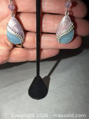 MaxSold Auction: VINTAGE KC BRAN PURPLE & GREEN ENAMEL DROP EARRINGS  - Warwick Township (Pennsylvania, USA) SELLER MANAGED Estate Sale Online Auction - Crocker Lane