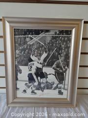 MaxSold Auction: Framed 1972 Canada vs USSR Hockey Photo, Hand-Signed - Toronto (Ontario, Canada) PARTNER MANAGED Reseller Online Auction - Queen Street West.