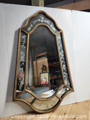 MaxSold Auction: La Barge shaped Mirror with metal frame - Toronto (Ontario, Canada) PARTNER MANAGED Reseller Online Auction - Queen Street West.