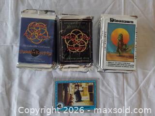 MaxSold Auction: Sealed Booster Packs & Loose Card — Legend of the Five Rings, Dinosaurs, E.T. (26 packs/1 card) - Toronto (Ontario, Canada) PARTNER MANAGED Reseller Online Auction - Queen Street West.