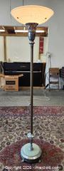 MaxSold Auction: Tall Art Deco Torchere Floor Lamp - Toronto (Ontario, Canada) PARTNER MANAGED Reseller Online Auction - Queen Street West.