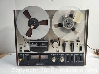 MaxSold Auction: Vintage AKAI Reel to Reel Tape Machine - Toronto (Ontario, Canada) PARTNER MANAGED Reseller Online Auction - Queen Street West.
