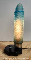 MaxSold Auction: Vintage Art Deco Uranium Glass Table / Desk Lamp working - Toronto (Ontario, Canada) PARTNER MANAGED Reseller Online Auction - Queen Street West.