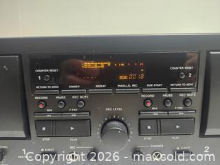MaxSold Auction: Vintage TASCAM double cassette deck working. - Toronto (Ontario, Canada) PARTNER MANAGED Reseller Online Auction - Queen Street West.