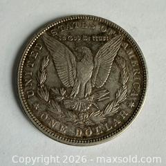 MaxSold Auction: 1896 US Morgan Sliver Dollar  - Toronto (Ontario, Canada) SELLER MANAGED Reseller Online Auction -  Crouse Road (STORAGE)